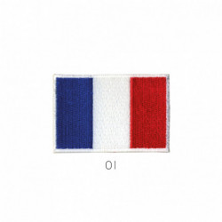Ecusson brodé "drapeau France"