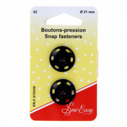 BOUTONS PRESSION 21 MM - X2...