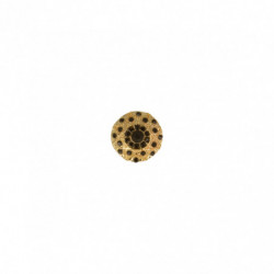 Bouton strass et or 19MM